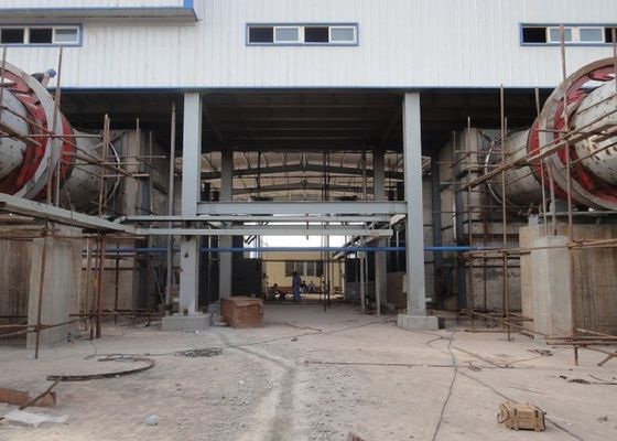 Outdoor Rotary Dryer Machine / Industrial Rotary Dryer Energy Saving